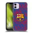 thumbnail image 1 of Head Case Designs FC Barcelona Crest Patterns Glitch Soft Gel Case for Apple iPhone 11, 1 of 7