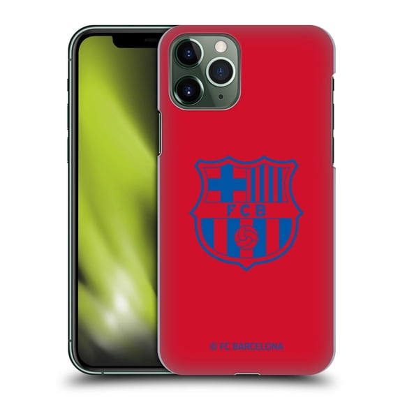 Head Case Designs Officially Licensed FC Barcelona Crest Patterns Red Hard Back Case Compatible with Apple iPhone 11 Pro