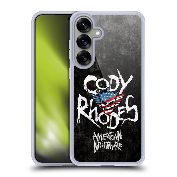 Head Case Designs WWE Cody Rhodes Distressed Name Soft Gel Case for Samsung Galaxy S25+
