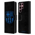 thumbnail image 1 of Head Case Designs Officially Licensed FC Barcelona Crest Patterns Red Leather Book Wallet Case Cover Compatible with Samsung Galaxy S22 Ultra 5G, 1 of 6