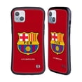 thumbnail image 1 of Head Case Designs Officially Licensed FC Barcelona Crest Red Hybrid Case Compatible with Apple iPhone 14 Plus, 1 of 7