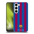 thumbnail image 1 of Head Case Designs Officially Licensed FC Barcelona Crest Stripes Hard Back Case Compatible with Samsung Galaxy S23 5G, 1 of 7