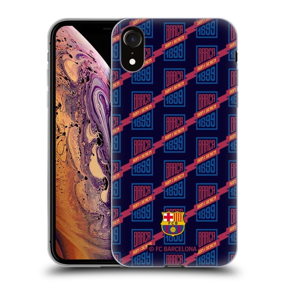 Head Case Designs Officially Licensed FC Barcelona Culé Som I Serem Soft Gel Case Compatible with Apple iPhone XR