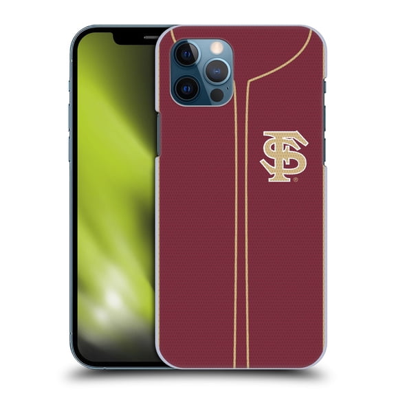 Head Case Designs Officially Licensed Florida State University FSU Florida State University Baseball Jersey Back Case Compatible with Apple iPhone 12 / iPhone 12 Pro