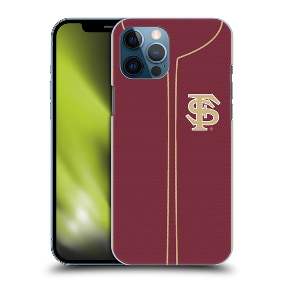 Head Case Designs Officially Licensed Florida State University FSU Florida State University Baseball Jersey Hard Back Case Compatible with Apple iPhone 12 Pro Max