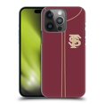 thumbnail image 1 of Head Case Designs Officially Licensed Florida State University FSU Florida State University Baseball Jersey Hard Back Case Compatible with Apple iPhone 14 Pro, 1 of 7