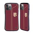 thumbnail image 1 of Head Case Designs Officially Licensed Florida State University FSU Florida State University Baseball Jersey Hybrid Case Compatible with Apple iPhone 14 Pro Max, 1 of 7