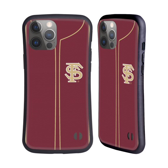 Head Case Designs Officially Licensed Florida State University FSU Florida State University Baseball Jersey Hybrid Case Compatible with Apple iPhone 14 Pro Max