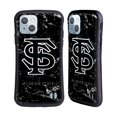 thumbnail image 1 of Head Case Designs Officially Licensed Florida State University FSU Florida State University Black And White Marble Hybrid Case Compatible with Apple iPhone 14, 1 of 7