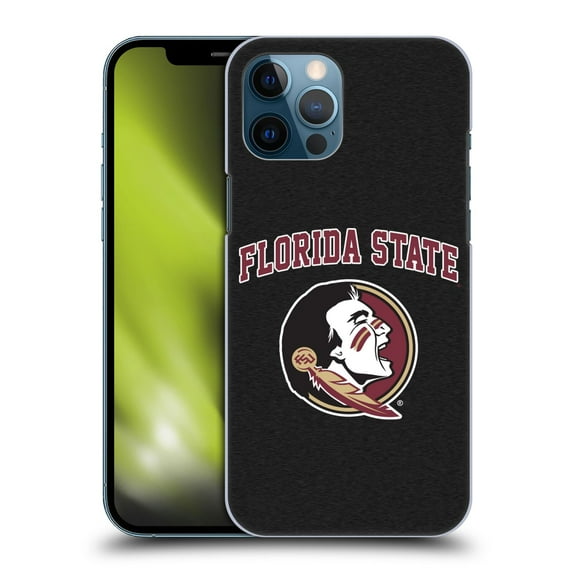 Head Case Designs Officially Licensed Florida State University FSU Florida State University Campus Logotype Hard Back Case Compatible with Apple iPhone 12 Pro Max