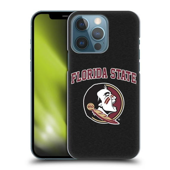 Head Case Designs Officially Licensed Florida State University FSU Florida State University Campus Logotype Hard Back Case Compatible with Apple iPhone 13 Pro