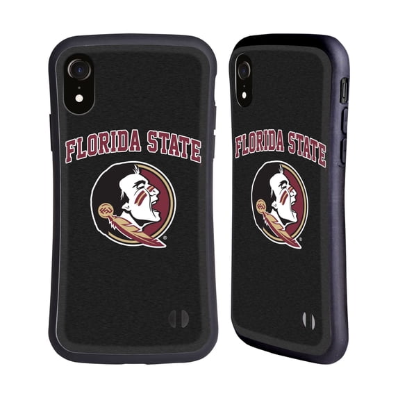 Head Case Designs Officially Licensed Florida State University FSU Florida State University Campus Logotype Hybrid Case Compatible with Apple iPhone XR