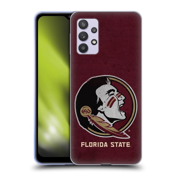 Head Case Designs Officially Licensed Florida State University FSU Florida State University Distressed Gel Case Compatible with Samsung Galaxy A32 5G / M32 5G (2021)