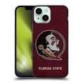thumbnail image 1 of Head Case Designs Officially Licensed Florida State University FSU Florida State University Distressed Soft Gel Case Compatible with Apple iPhone 13 Mini, 1 of 7