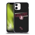 thumbnail image 1 of Head Case Designs Officially Licensed Florida State University FSU Florida State University Double Bar Soft Gel Case Compatible with Apple iPhone 12 Mini, 1 of 7