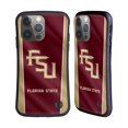 thumbnail image 1 of Head Case Designs Officially Licensed Florida State University FSU Florida State University Banner Hybrid Case Compatible with Apple iPhone 14 Pro, 1 of 7