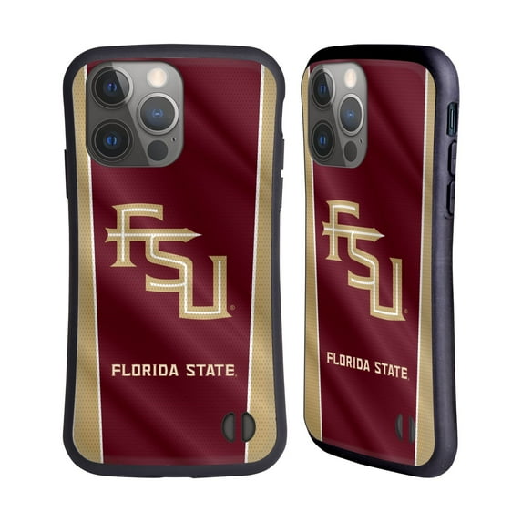 Head Case Designs Officially Licensed Florida State University FSU Florida State University Banner Hybrid Case Compatible with Apple iPhone 14 Pro