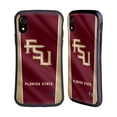 thumbnail image 1 of Head Case Designs Officially Licensed Florida State University FSU Florida State University Banner Hybrid Case Compatible with Apple iPhone XR, 1 of 7