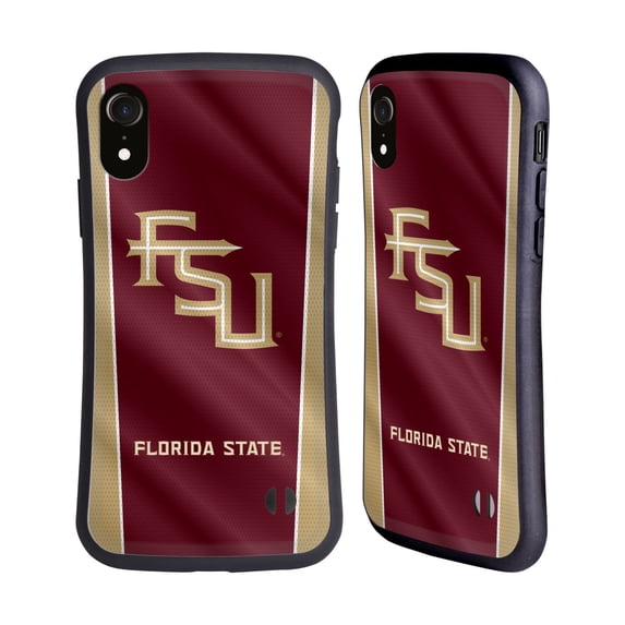 Head Case Designs Officially Licensed Florida State University FSU Florida State University Banner Hybrid Case Compatible with Apple iPhone XR