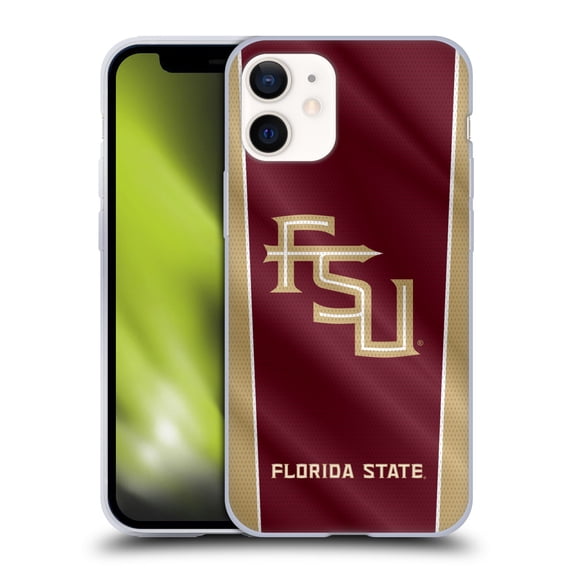 Head Case Designs Officially Licensed Florida State University FSU Florida State University Banner Soft Gel Case Compatible with Apple iPhone 12 Mini