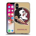 thumbnail image 1 of Head Case Designs Officially Licensed Florida State University FSU Florida State University Oversized Icon Soft Gel Case Compatible with Apple iPhone X / iPhone XS, 1 of 7