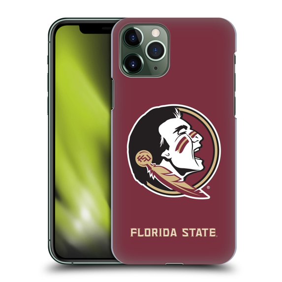 Head Case Designs Officially Licensed Florida State University FSU Florida State University Plain Hard Back Case Compatible with Apple iPhone 11 Pro
