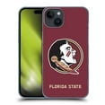 thumbnail image 1 of Head Case Designs Officially Licensed Florida State University FSU Florida State University Plain Hard Back Case Compatible with Apple iPhone 15 Plus, 1 of 7