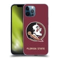 thumbnail image 1 of Head Case Designs Officially Licensed Florida State University FSU Florida State University Plain Soft Gel Case Compatible with Apple iPhone 12 Pro Max, 1 of 7
