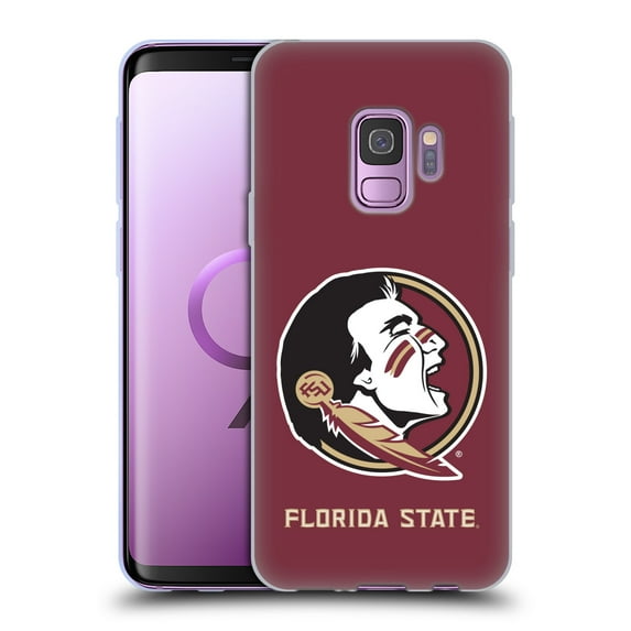 Head Case Designs Officially Licensed Florida State University FSU Florida State University Plain Soft Gel Case Compatible with Samsung Galaxy S9