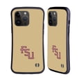 thumbnail image 1 of Head Case Designs Officially Licensed Florida State University FSU Florida State University Seminoles Hybrid Case Compatible with Apple iPhone 15 Pro Max, 1 of 7