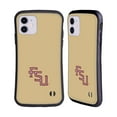 thumbnail image 1 of Head Case Designs Officially Licensed Florida State University FSU Florida State University Seminoles Hybrid Case Compatible with Apple iPhone 11, 1 of 7