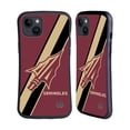 thumbnail image 1 of Head Case Designs Officially Licensed Florida State University FSU Florida State University Stripes Hybrid Case Compatible with Apple iPhone 15 Plus, 1 of 7