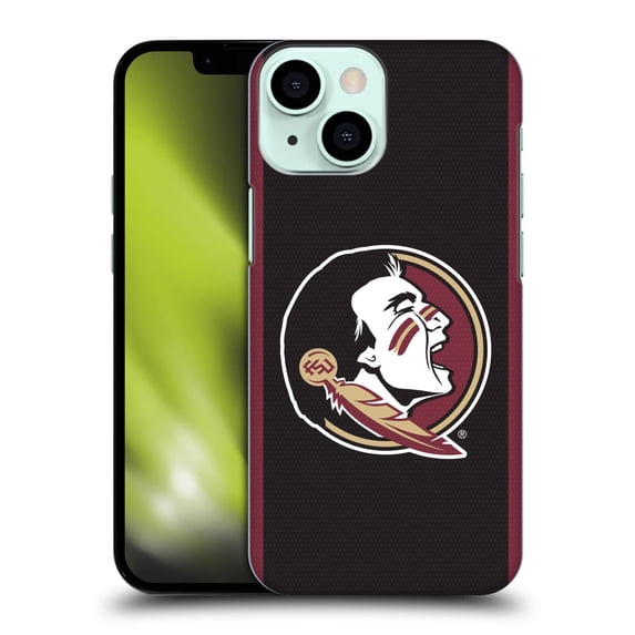 Head Case Designs Officially Licensed Florida State University FSU Florida State University Football Jersey Hard Back Case Compatible with Apple iPhone 13 Mini