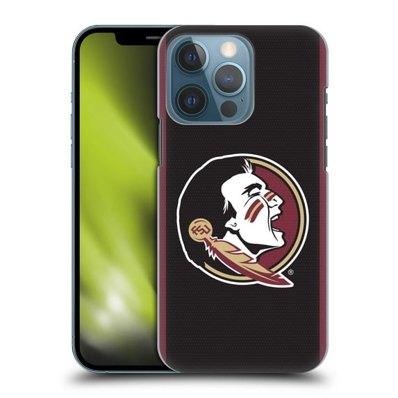 Head Case Designs Officially Licensed Florida State University FSU Florida State University Football Jersey Hard Back Case Compatible with Apple iPhone 13 Pro