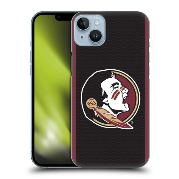 Head Case Designs Officially Licensed Florida State University FSU Florida State University Football Jersey Hard Back Case Compatible with Apple iPhone 14 Plus