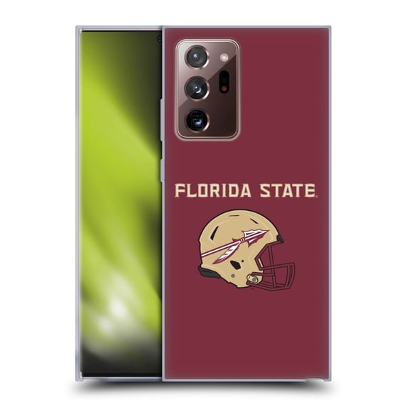 Head Case Designs Officially Licensed Florida State University FSU Florida State University Helmet Logotype Gel Case Compatible with Samsung Galaxy Note20 Ultra / 5G