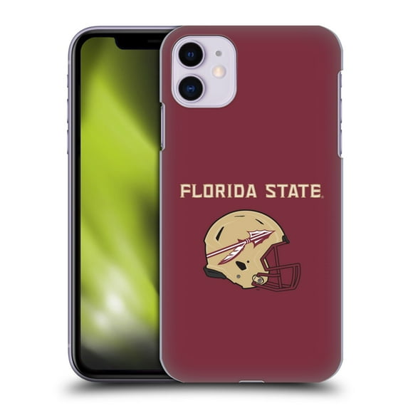 Head Case Designs Officially Licensed Florida State University FSU Florida State University Helmet Logotype Hard Back Case Compatible with Apple iPhone 11