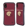 thumbnail image 1 of Head Case Designs Officially Licensed Florida State University FSU Florida State University Helmet Logotype Hybrid Case Compatible with Apple iPhone XR, 1 of 7