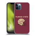 thumbnail image 1 of Head Case Designs Officially Licensed Florida State University FSU Florida State University Helmet Logotype Soft Gel Case Compatible with Apple iPhone 12 / iPhone 12 Pro, 1 of 7