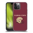 thumbnail image 1 of Head Case Designs Officially Licensed Florida State University FSU Florida State University Helmet Logotype Soft Gel Case Compatible with Apple iPhone 14 Pro Max, 1 of 7