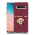 thumbnail image 1 of Head Case Designs Officially Licensed Florida State University FSU Florida State University Helmet Logotype Soft Gel Case Compatible with Samsung Galaxy S10, 1 of 7