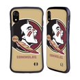 thumbnail image 1 of Head Case Designs Officially Licensed Florida State University FSU Florida State University Oversized Icon Hybrid Case Compatible with Apple iPhone XR, 1 of 7