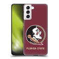 thumbnail image 1 of Head Case Designs Officially Licensed Florida State University FSU Florida State University Plain Hard Back Case Compatible with Samsung Galaxy S21 5G, 1 of 7