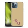 thumbnail image 1 of Head Case Designs Officially Licensed Florida State University FSU Florida State University Seminoles Hard Back Case Compatible with Apple iPhone 13 Pro Max, 1 of 7