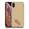 thumbnail image 1 of Head Case Designs Officially Licensed Florida State University FSU Florida State University Seminoles Soft Gel Case Compatible with Apple iPhone XS Max, 1 of 7