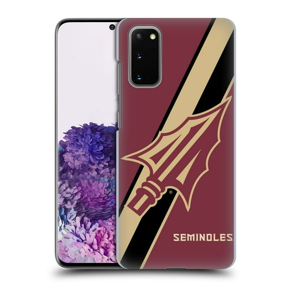Head Case Designs Officially Licensed Florida State University FSU Florida State University Stripes Hard Back Case Compatible with Samsung Galaxy S20 / S20 5G