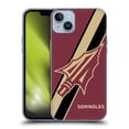 thumbnail image 1 of Head Case Designs Officially Licensed Florida State University FSU Florida State University Stripes Soft Gel Case Compatible with Apple iPhone 14 Plus, 1 of 7