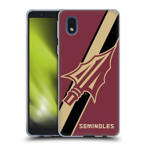 Head Case Designs Officially Licensed Florida State University FSU Florida State University Stripes Soft Gel Case Compatible with Samsung Galaxy A01 Core (2020)