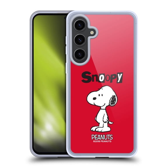 Head Case Designs Officially Licensed Peanuts Characters Snoopy Soft Gel Case Compatible with Samsung Galaxy S24+ 5G
