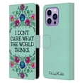 thumbnail image 1 of Head Case Designs Officially Licensed Frida Kahlo Art & Quotes Confident Woman Leather Book Wallet Case Cover Compatible with Apple iPhone 14 Pro Max, 1 of 6
